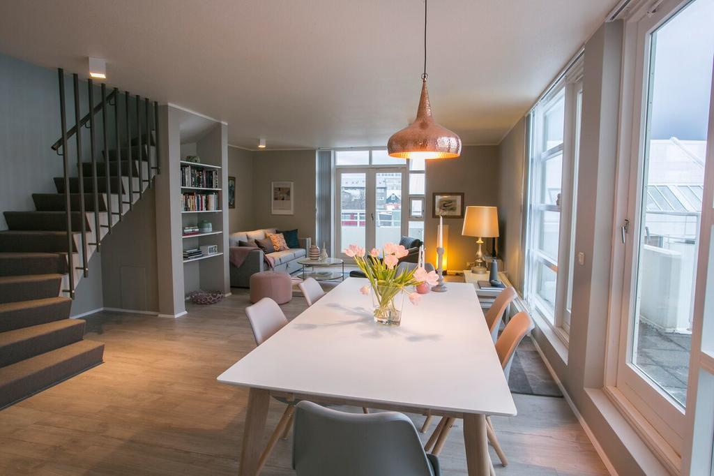 Penthouse Downtown With Free Parking Reiquiavique Exterior foto